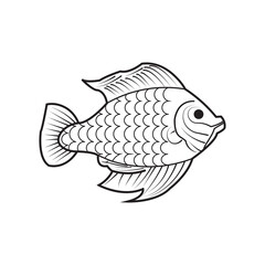 ilustrasi tipografi hewan laut