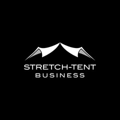 stretch tent event business logo icon vector template