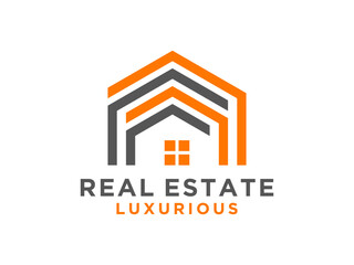 House Logo Real Estate Logo Design Template.