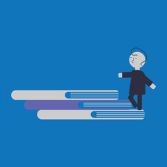 Students concept illustration