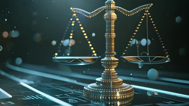An AIequipped law firm receiving praise and recognition for their use of data and technology to improve the efficiency and accuracy of their legal services.