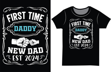 Father's day Typography t shirt design, Dad T shirt