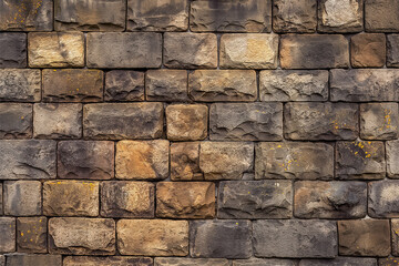 Fototapeta premium Close-Up of 18th Century Castle Stone Wall
