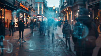 Digital Aid: Urban Hologram Helping Pedestrians