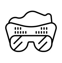Safety googles icon