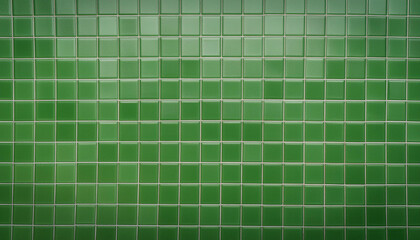 Green tile texture background
