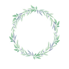 シンプルなリーフのフレーム