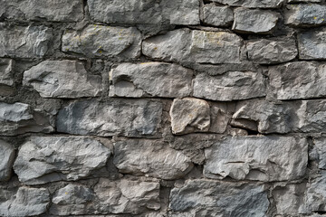 Obraz premium Close-Up of 18th Century Castle Stone Wall
