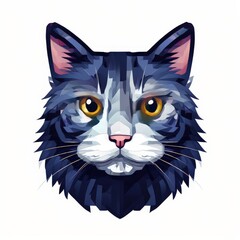 Fototapeta premium an Enigmatic Gaze of the Feline Warrior