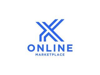 Initial Letter K Logo Design Template.