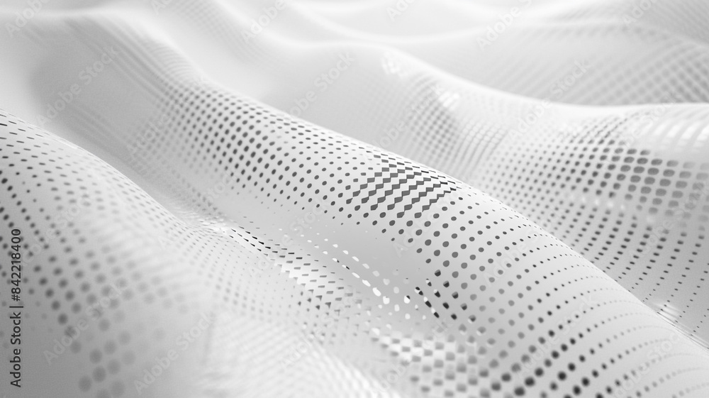 Poster gradient dot fusion, featuring a grey white abstract background halftone dot style business backgrou