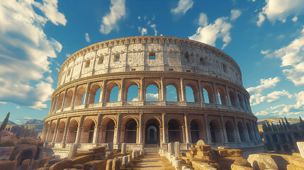 Fototapeta premium Historical Sites: The Colosseum