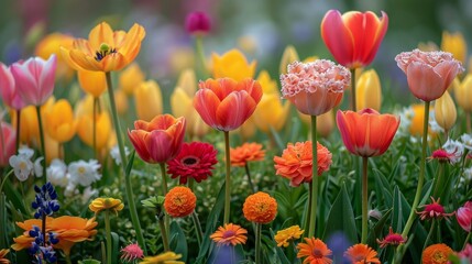 Fototapeta premium Vibrant Spring Bloom