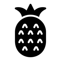 pineapple glyph icon