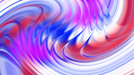 Abstract blue purple glassy wave background flowing illustration	