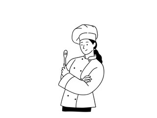 Female chef