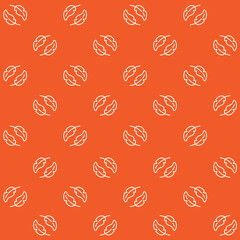 Falling Leaf Vector Seamless Pattern