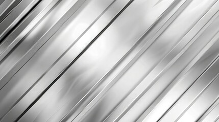 Obraz premium Abstract white chrome lines background.
