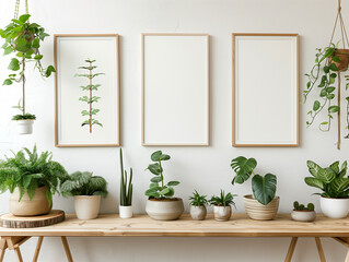  Art Frame Mockup | Gallery frames mockup