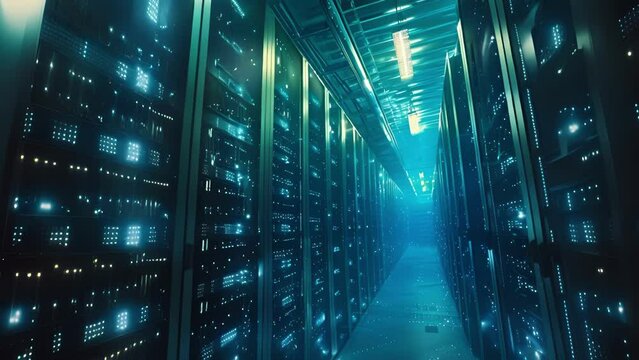 Inside the Petabyte Data Center data flowed like an endless river constantly being stored analyzed and accessed by those who needed it.