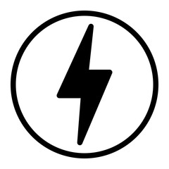 voltage glyph icon