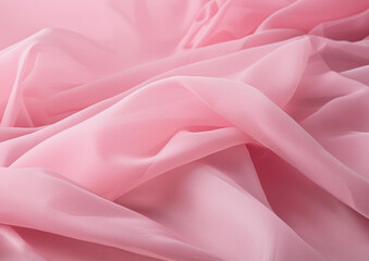 Fototapeta premium ピンクのオーガンジーのイメージ背景
