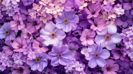 Purple Violet Flower in Botany Setting