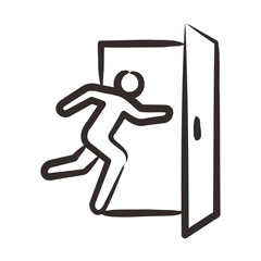Emergency Exit Icon