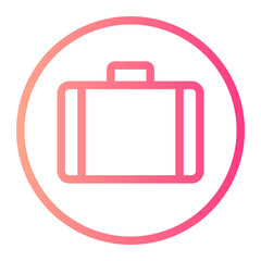 baggage gradient icon