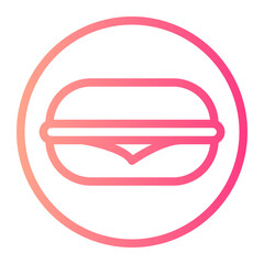 burger gradient icon