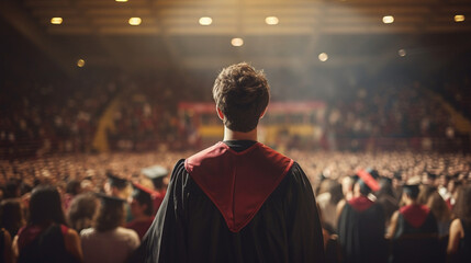 Fototapeta premium Graduate on Stage