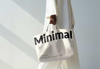 Minimal Tote Bag Mockup With Generative AI