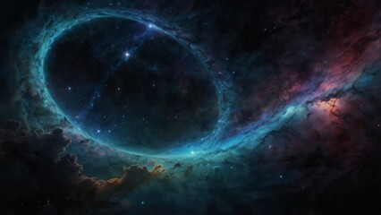 宇宙空間イメージ,Generative AI AI画像