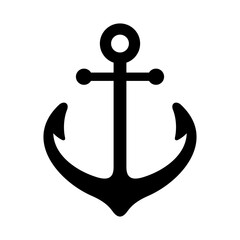 Anchor Vector Logo Design Template