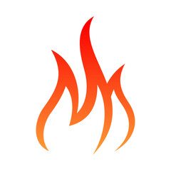 Fire Vector Logo Design Template