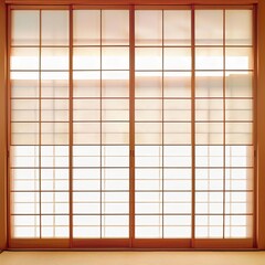 shoji on solid white background, single object