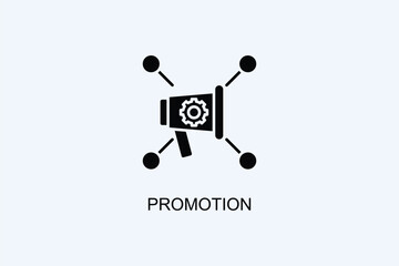 Promotion Vector Icon Or Logo Illustration