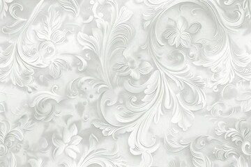 Symmetrical Aqua Motif on Grey Textile