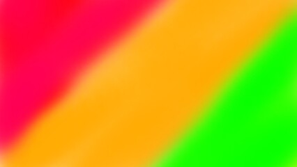 Blurred colored abstract background. Colorful smooth transitions. Colorful gradient. Red, Yellow and Green.