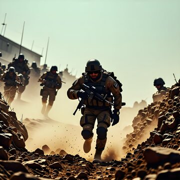 The commandos made a daring raid on the enemy.