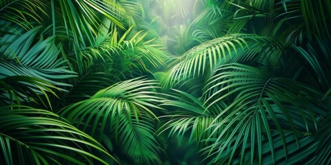 Vibrant Green Botanical Diversity