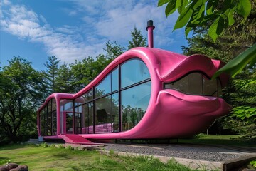 Unique Pink lipstick House