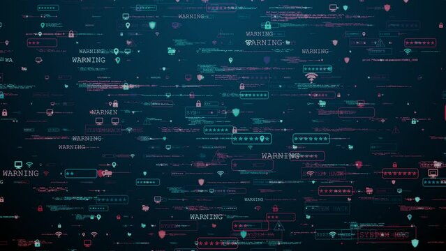 Cybersecurity Breach Data Leak Hacking Malware Infection Ransomware