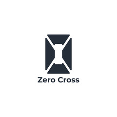 The logo combines the number zero and a razor. Suitable for business and industry.