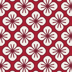 Japanese-inspired pattern vector background.