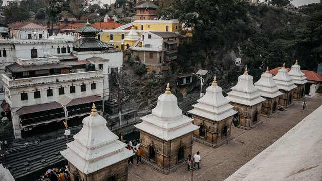 Few Glipms of Pashupati Nath Temple of Kathmandu during everyday aarati ceremony