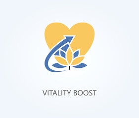  Vitallity Boost Vector, Icon Or Logo Sign Symbol Illustration 
