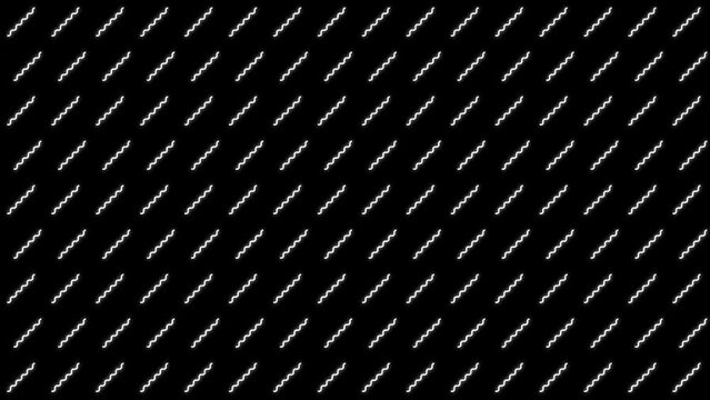 white color zig zag line animation seamless loop background