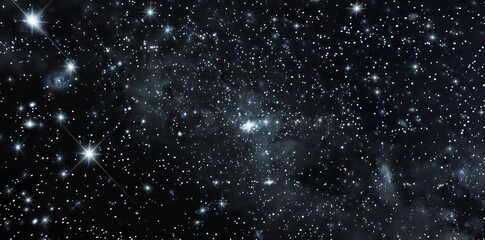 Calm Electric Blue Galaxy in Space
