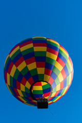 Fototapeta premium Colorful hot air ballon and sky
